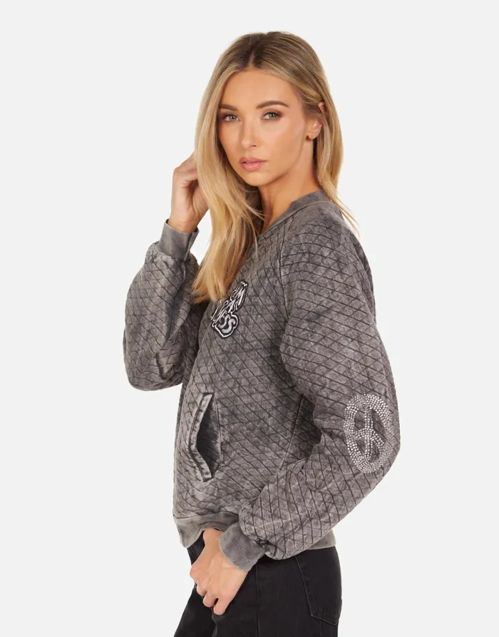 Sherine X Crystal Tiger Peace Black Mineral Women039s Lauren Moshi Jackets
