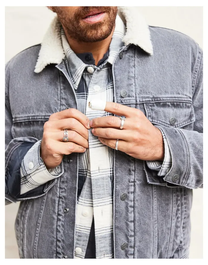 Sherpa Classic Jean Jacket In Moore Wash Moore Wash Men Madewell Jackets Sherpa Classic Jean Jacket In Moore Wash Moore Wash Men Madewell Jackets