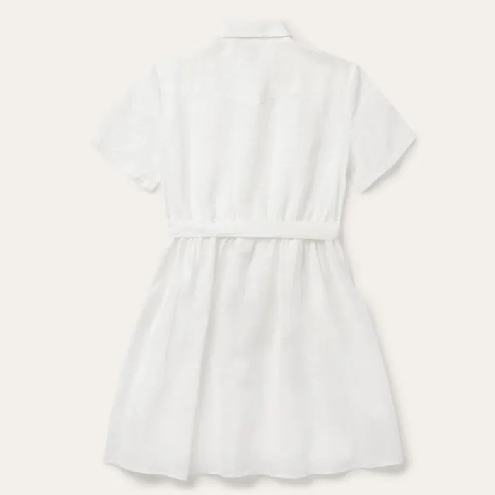 Shirt Dresses Women Stetson White Linen Shirt Dress White