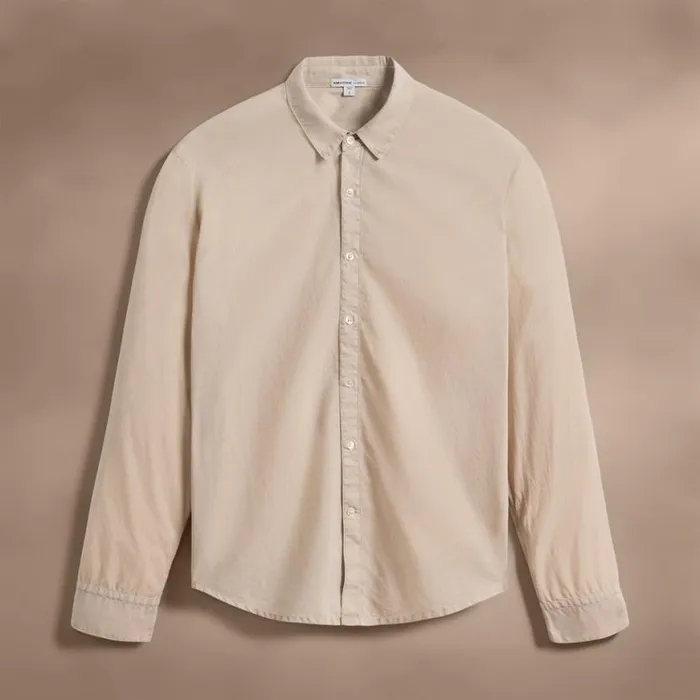 Shirting Men James Perse Standard Shirt Faint Pigment