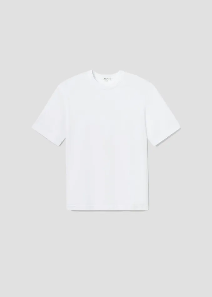 Shirts Men Agolde Asha Mock Neck Tee White