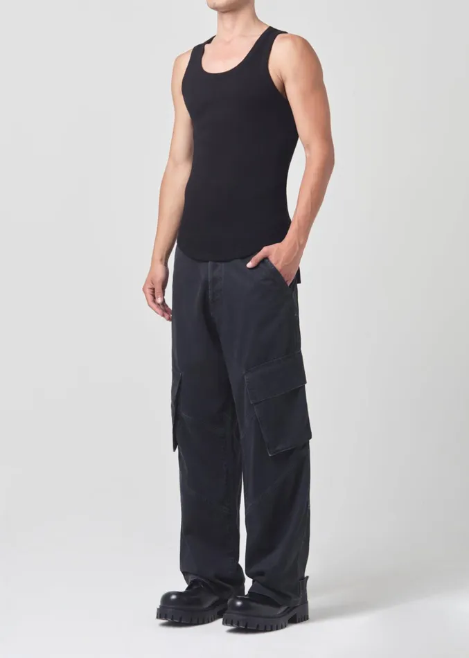 Shirts Men Agolde Morris Tank Black