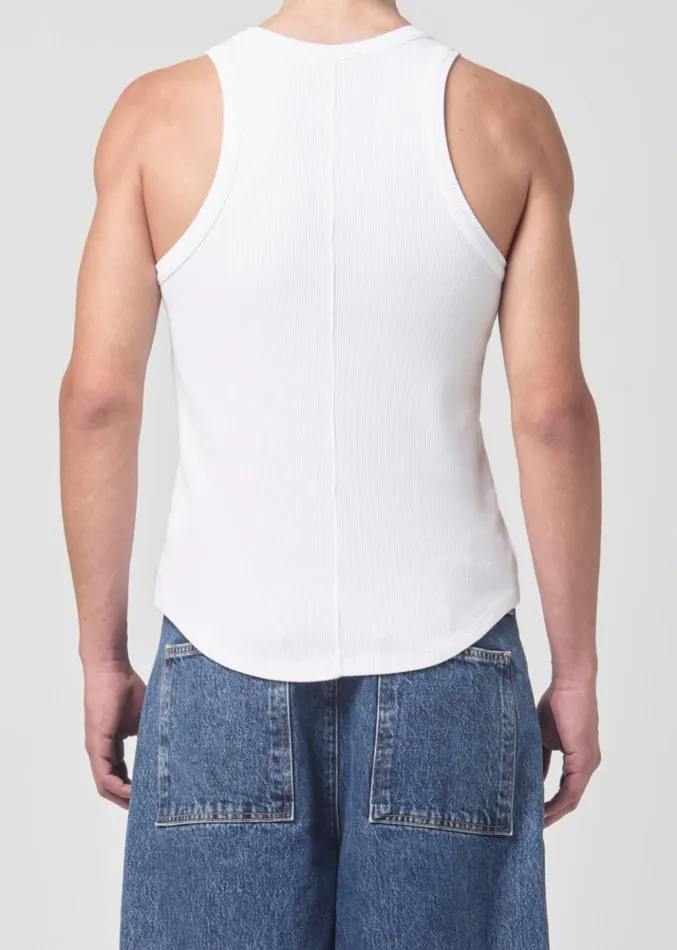 Shirts Men Agolde Morris Tank White