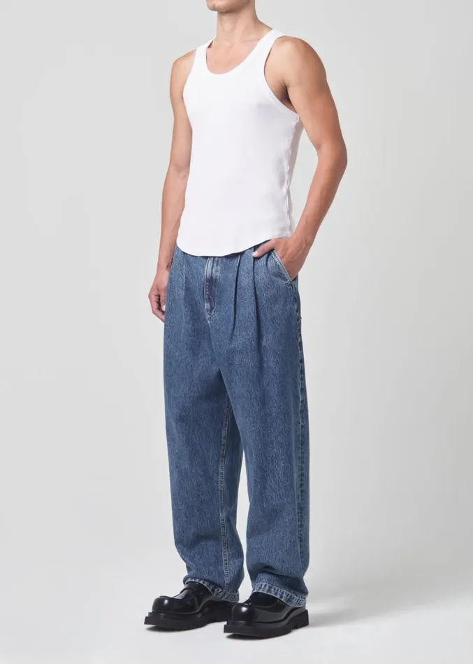 Shirts Men Agolde Morris Tank White