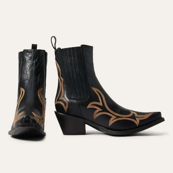 Shorties Women Stetson Greta Boots Black