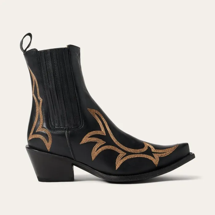 Shorties Women Stetson Greta Boots Black