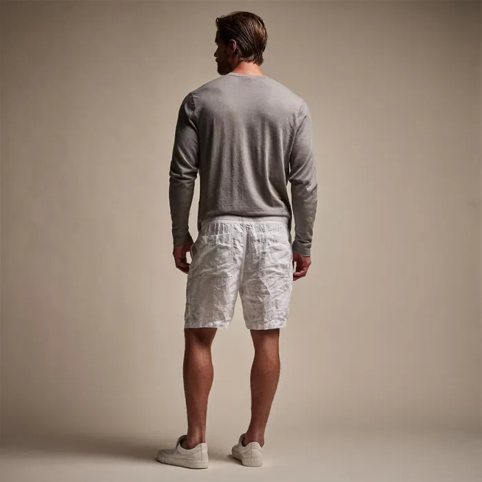 Shorts Men James Perse Utility Linen Short White Shorts Men James Perse Utility Linen Short White