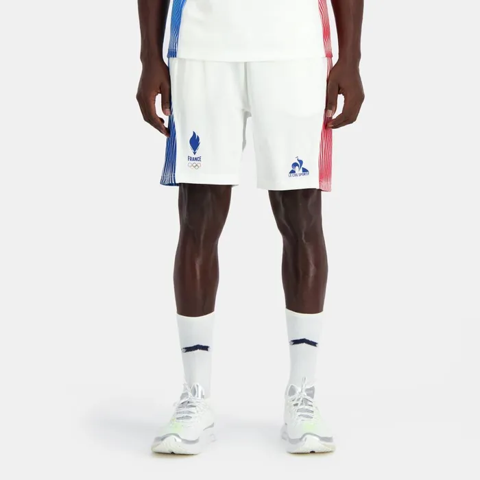 Shorts Men Le Coq Sportif France039s Olympic Team Shorts Marshmallow