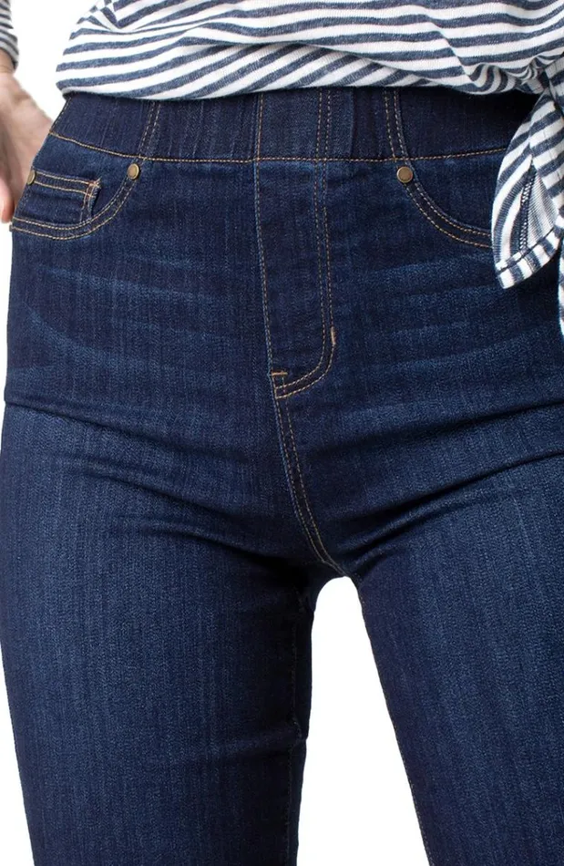 Shorts Women Liverpool Los Angeles Chloe PullOn Bermuda High Performance Denim Griffith Super Dark