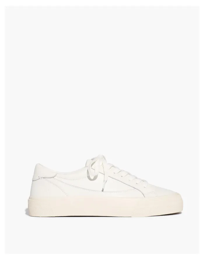 Sidewalk Low Top Sneakers Pale Parchment Women Madewell Sneakers