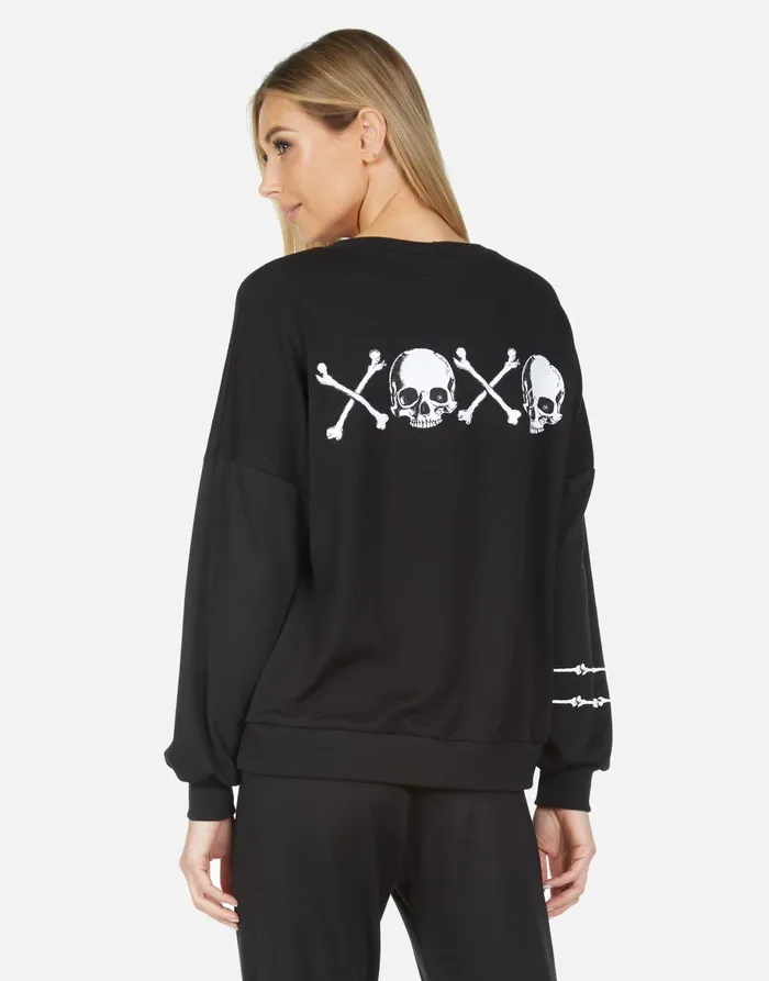Sierra Bone Diamond Black Women039s Lauren Moshi Long Sleeve