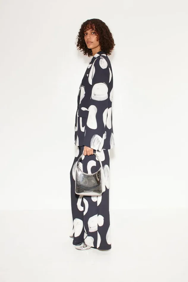 Simon Miller Bloo Painted Crepe Pant In Painted Dot Women Bottoms