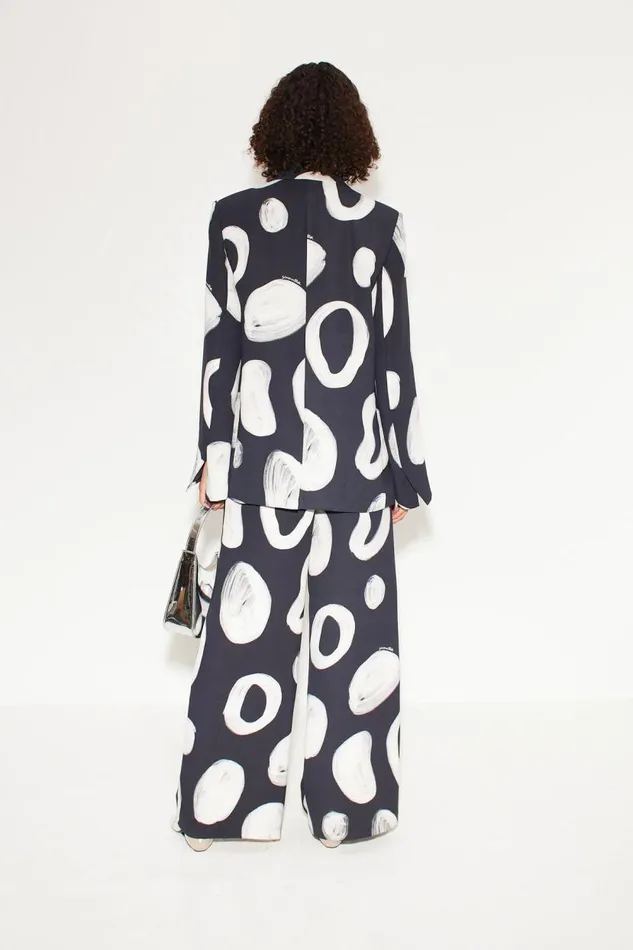 Simon Miller Bloo Painted Crepe Pant In Painted Dot Women Bottoms