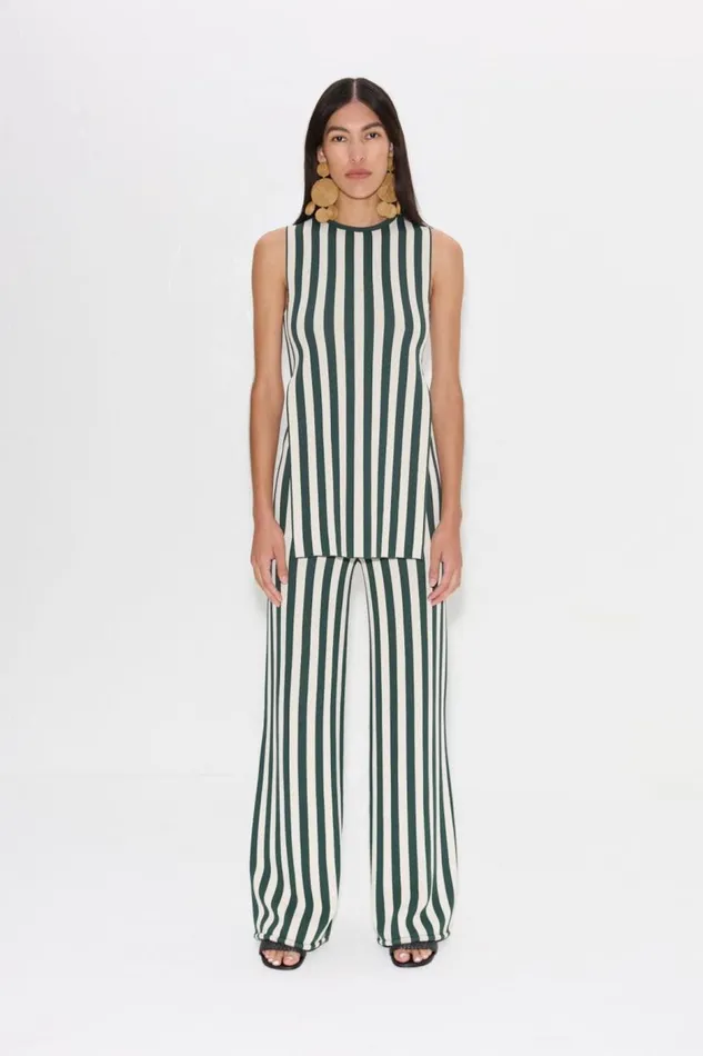 Simon Miller Knits By Canoga Top In Gummy GreenEcru Women Tops