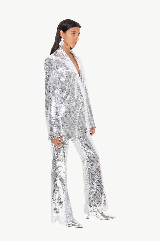 Simon Miller Lennox Jacket In Satellite Silver Women Sets Simon Miller Lennox Jacket In Satellite Silver Women Sets