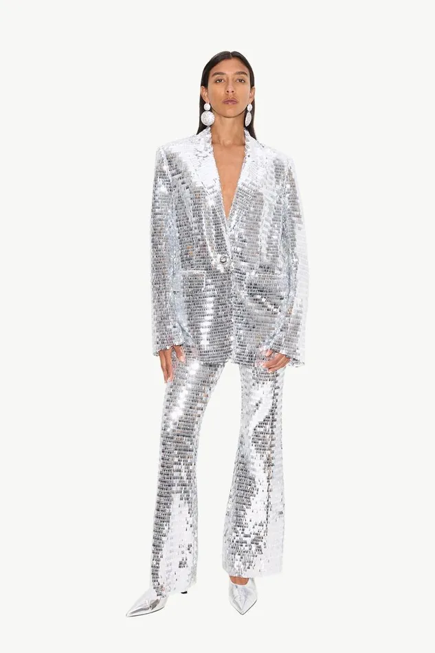 Simon Miller Lennox Jacket In Satellite Silver Women Sets Simon Miller Lennox Jacket In Satellite Silver Women Sets