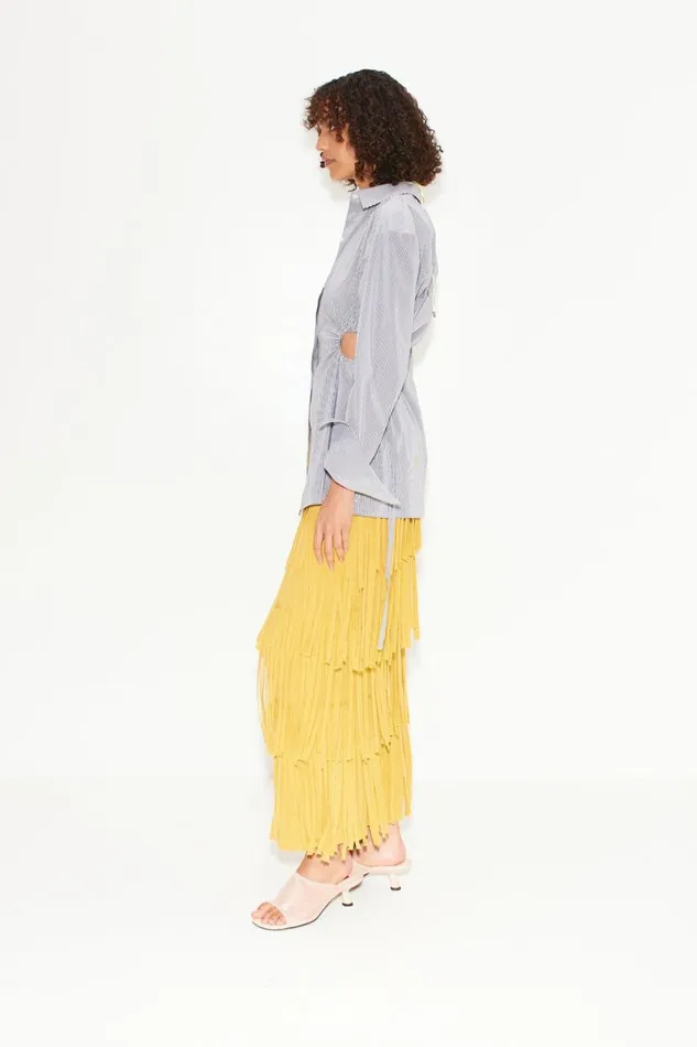 Simon Miller Lolo Poplin Top In Pinstripe Cotton Women Poplin Simon Miller Lolo Poplin Top In Pinstripe Cotton Women Poplin