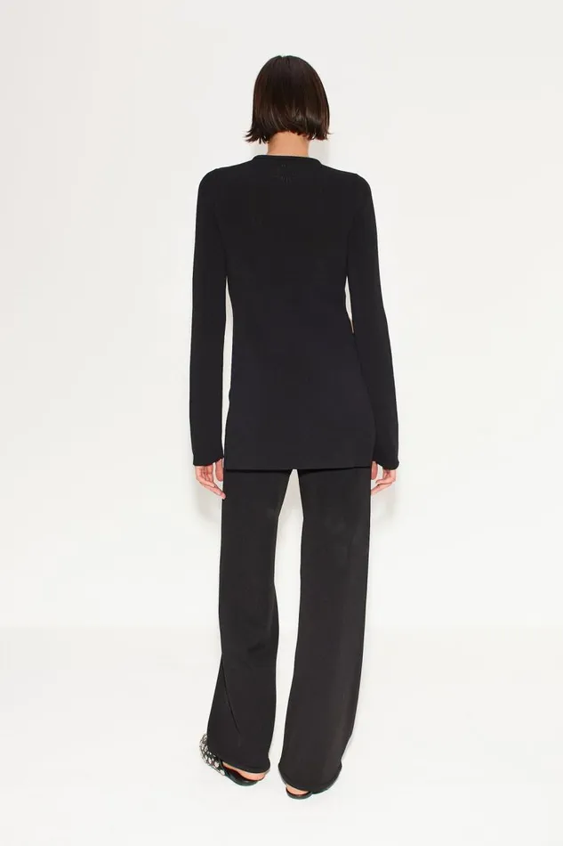 Simon Miller Simon Miller Knits By Canoga Long Sleeve Top In Black Women Knitwear