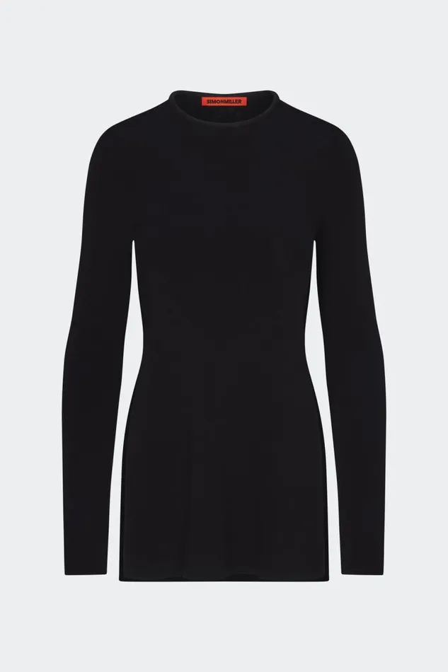 Simon Miller Simon Miller Knits By Canoga Long Sleeve Top In Black Women Knitwear