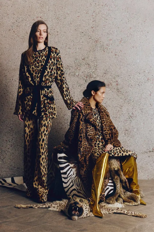 Simon Miller Simon Miller Max Belted Knit Cardigan In Cheetah Women Knitwear Simon Miller Simon Miller Max Belted Knit Cardigan In Cheetah Women Knitwear