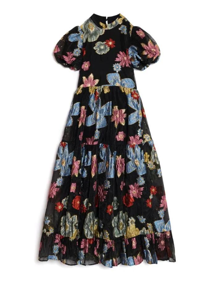 Sister Jane Dresses Women DREAM Poetic Jacquard Midi Dress Multicolor