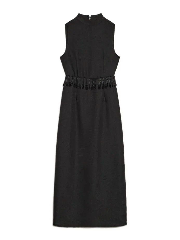 Sister Jane Dresses Women Ghospell Astrid Bead Midi Dress Black Sister Jane Dresses Women Ghospell Astrid Bead Midi Dress Black