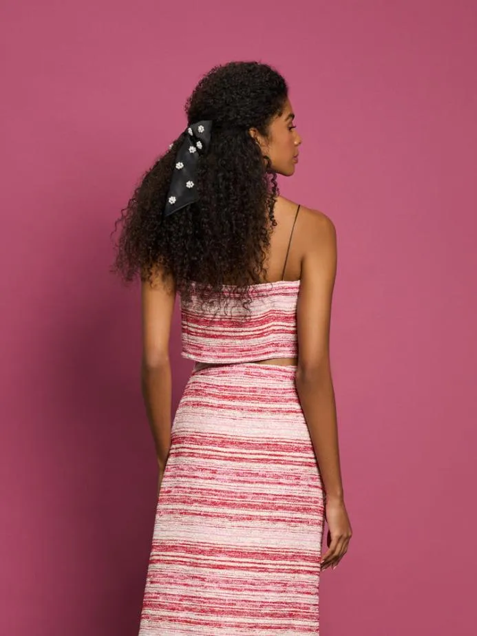 Sister Jane Tops Women DREAM Harp Boucle Cami Top Ruby Red