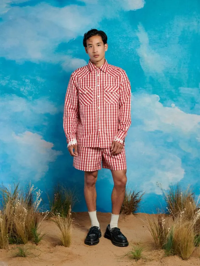 Sister Jane Tops Women Stables Gingham Shirt Gingham Red