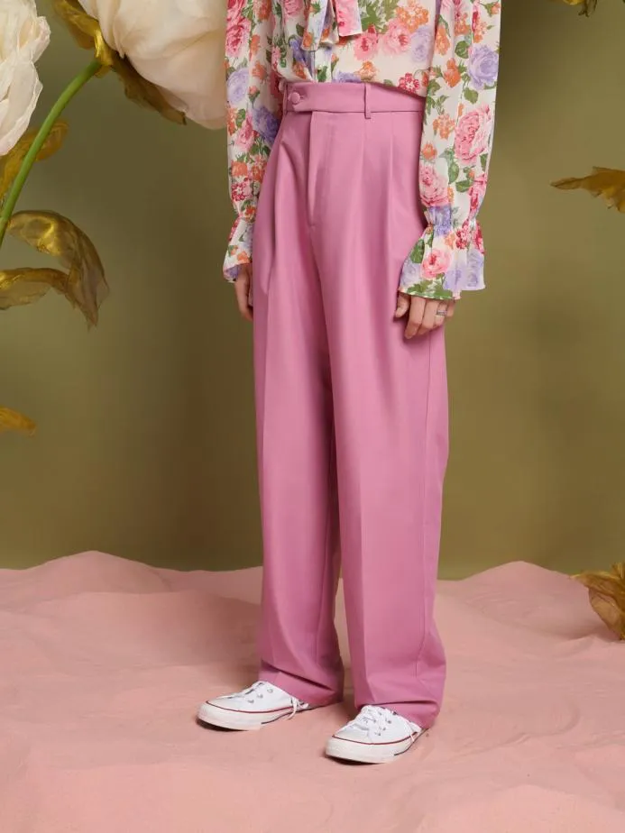 Sister Jane Trousers Men Lionel High Waisted Trousers Cotton Candy