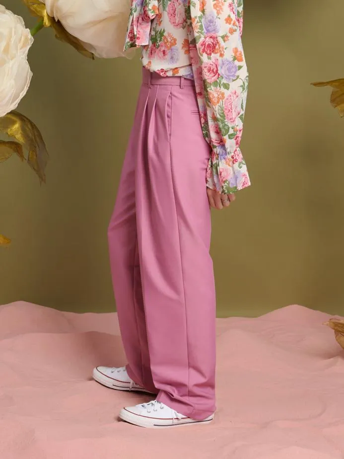 Sister Jane Trousers Men Lionel High Waisted Trousers Cotton Candy Sister Jane Trousers Men Lionel High Waisted Trousers Cotton Candy