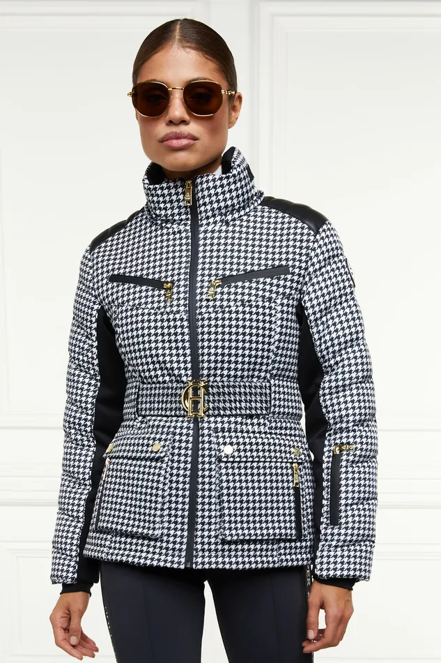 Ski Jacket Houndstooth Women Holland Cooper Ski Jackets