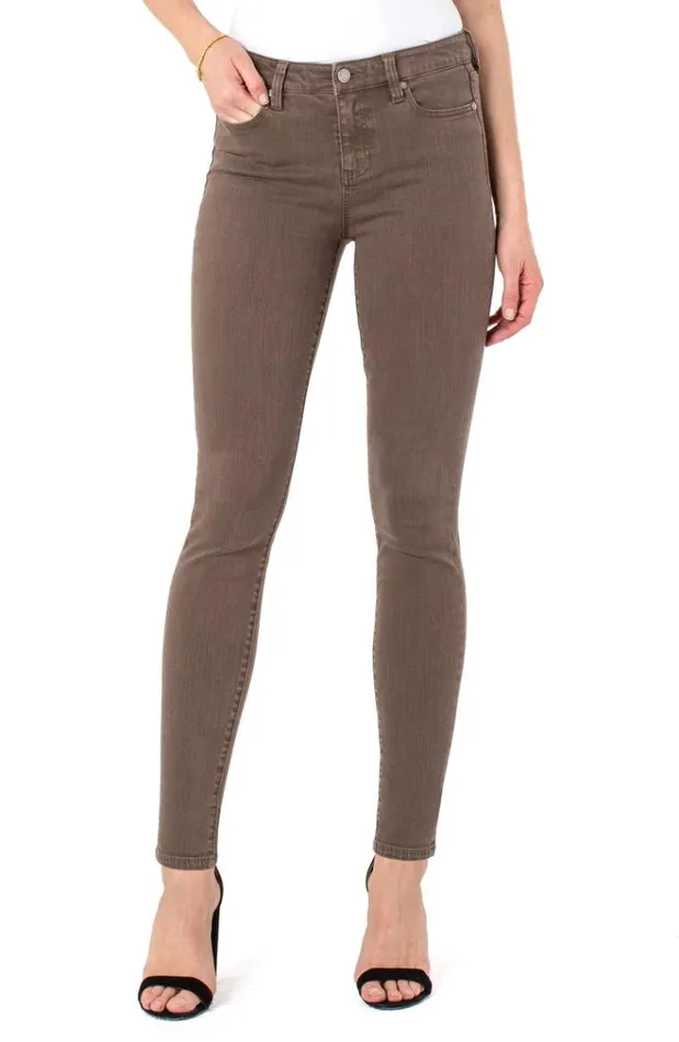 Skinny Women Liverpool Los Angeles Abby Skinny Olive Bark