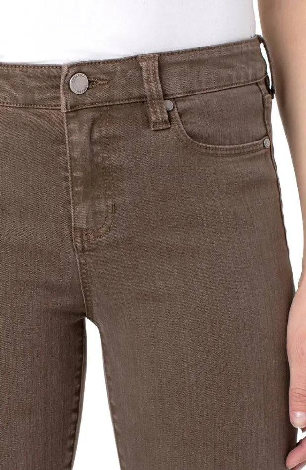 Skinny Women Liverpool Los Angeles Abby Skinny Olive Bark
