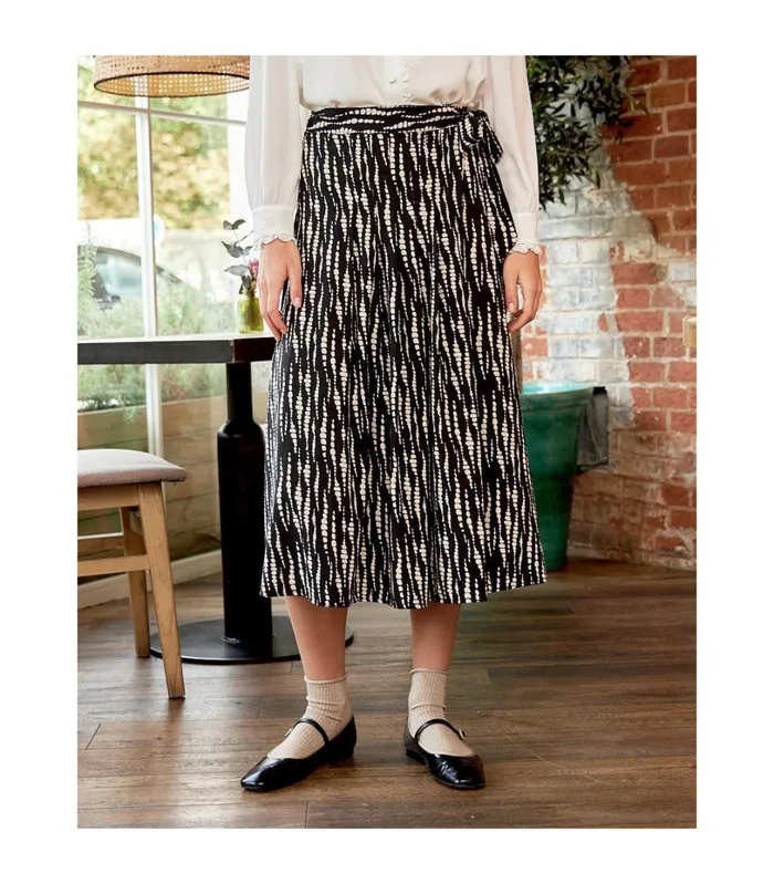 Skirt Knot Ghaada Black Women Polin Et Moi Skirts