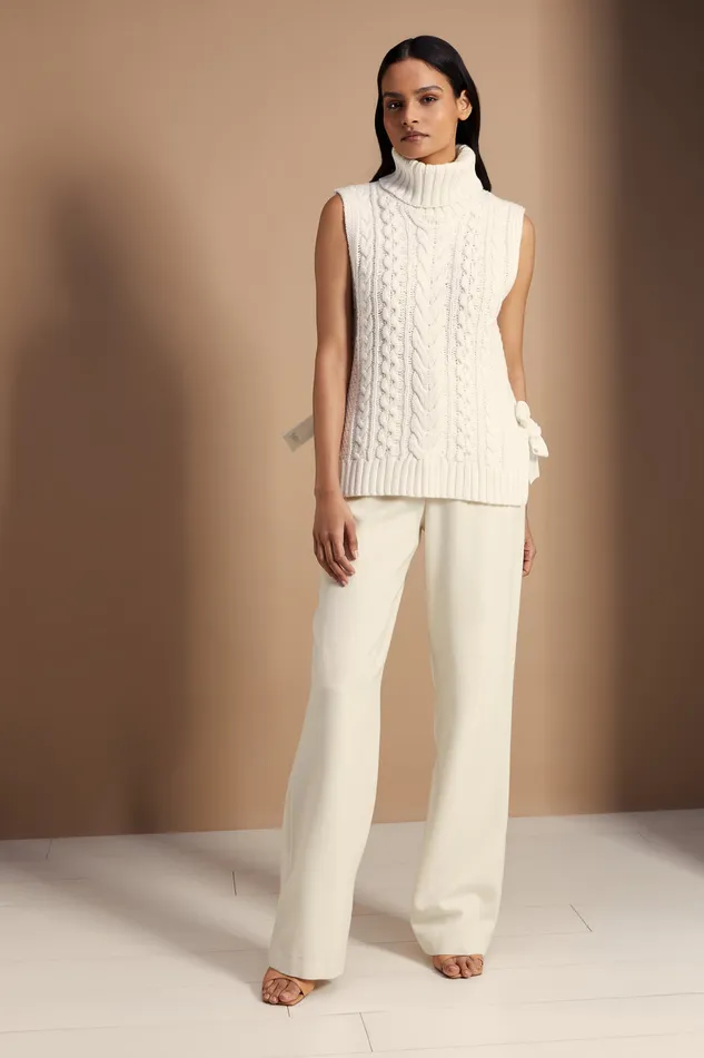 Sleeveless Knit Natural Women Holland Cooper Knitwear