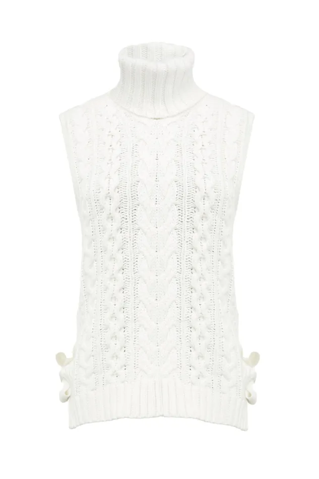 Sleeveless Knit Natural Women Holland Cooper Knitwear