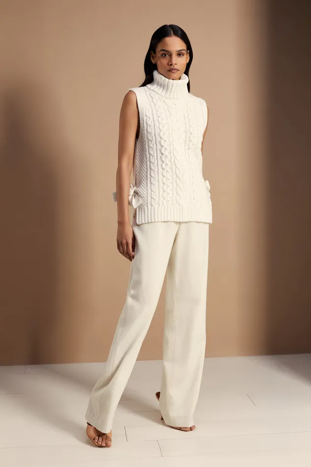 Sleeveless Knit Natural Women Holland Cooper Knitwear