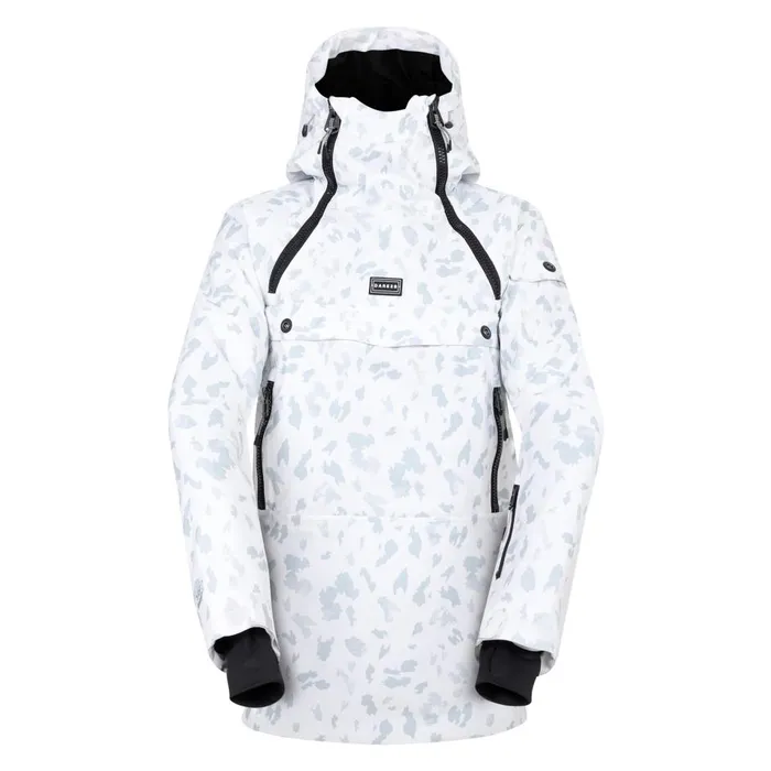 Slide Out Overhead Ski Jacket White Dash Print Women Dare 2b Ski Jackets