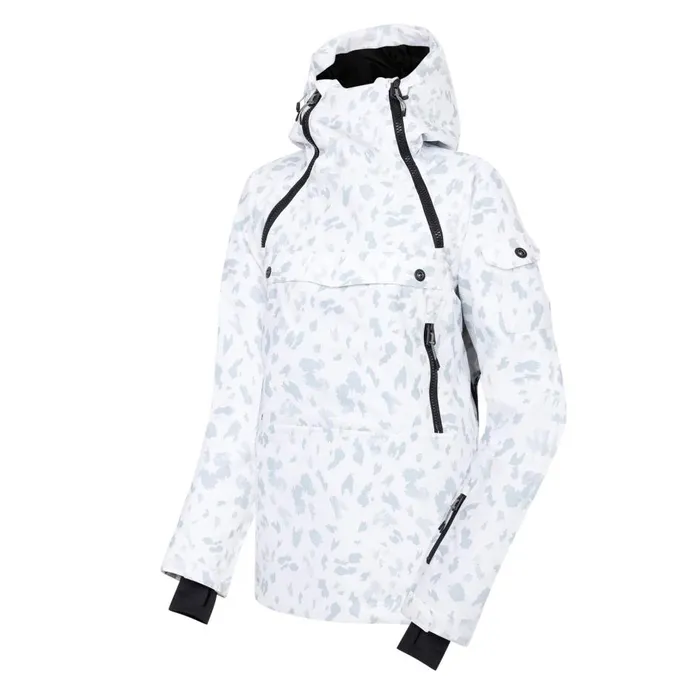 Slide Out Overhead Ski Jacket White Dash Print Women Dare 2b Ski Jackets