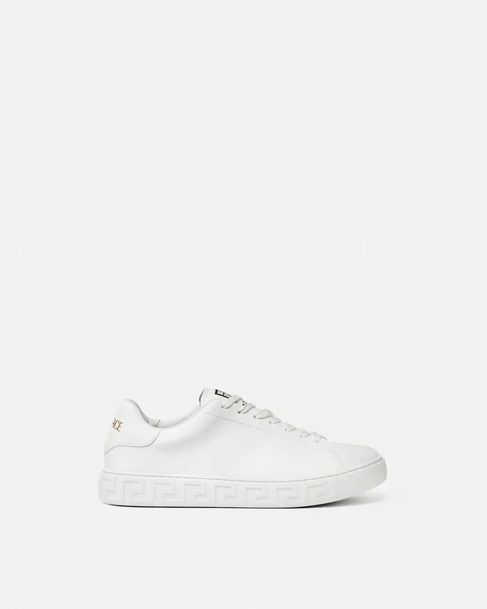 Sneakers Men Versace Greca Sneakers White