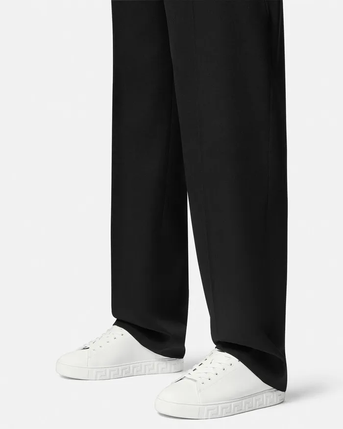 Sneakers Men Versace Greca Sneakers White