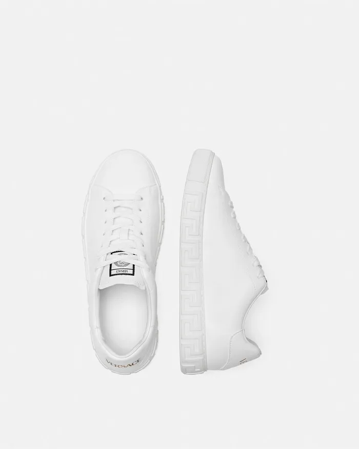 Sneakers Men Versace Greca Sneakers White
