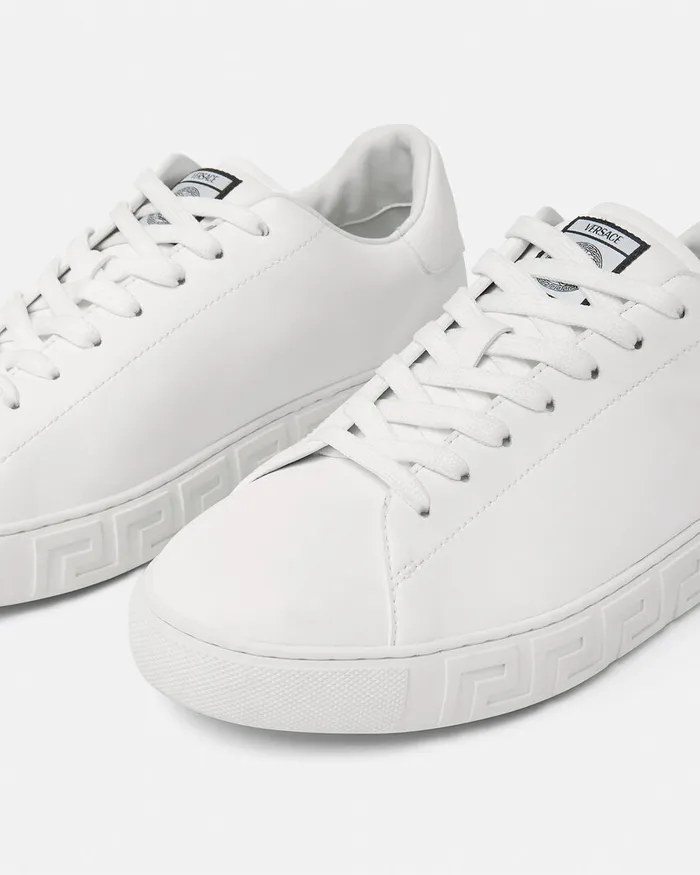Sneakers Men Versace Greca Sneakers White