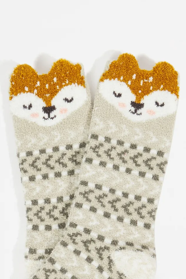 Socks Altar8217d State Women Fox Trim Cozy Socks