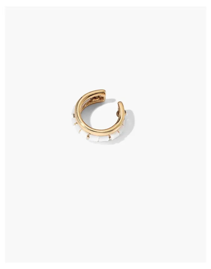 SOKO Samburu Ear Cuff White Women Madewell Earrings