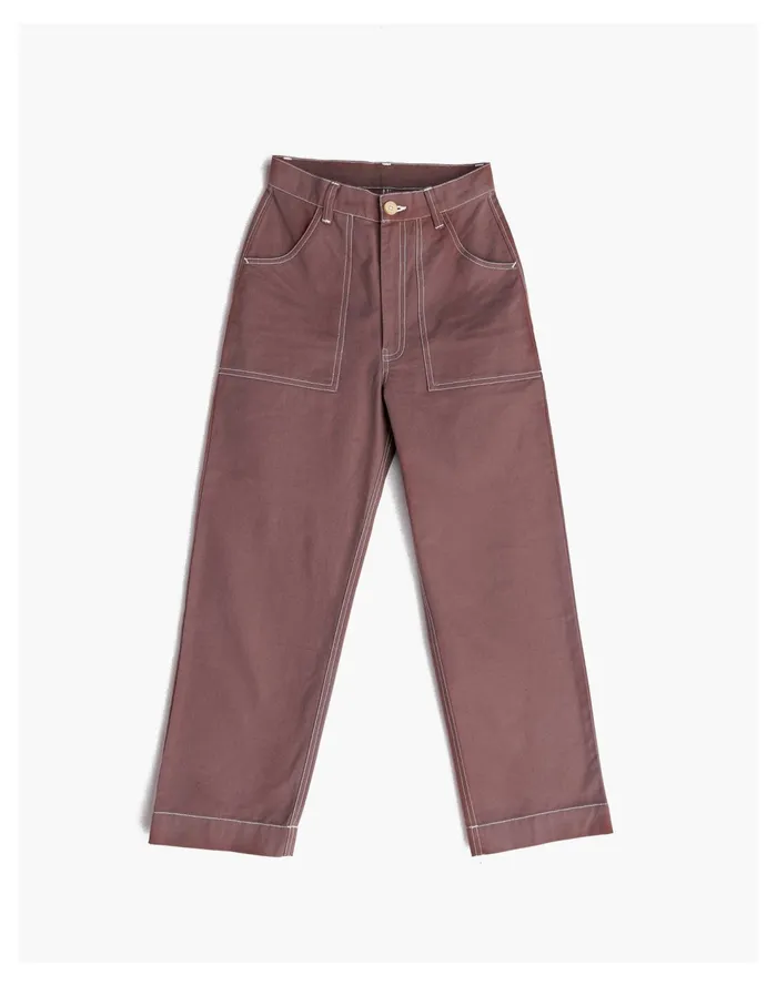 SOLUNA COLLECTIVE Clay Cargo Pants Umber Women Madewell Pants