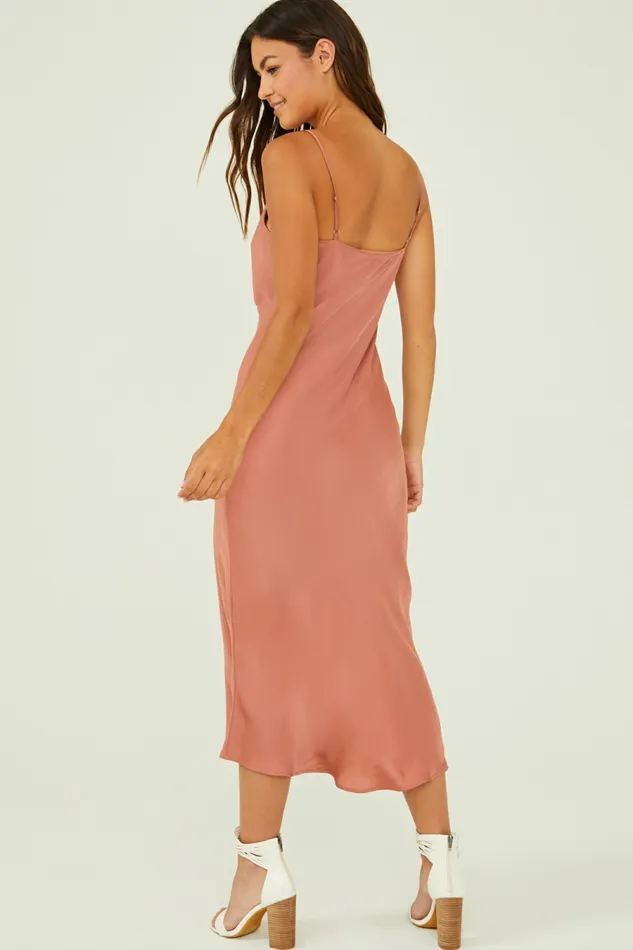 Special Occasion Blythe Satin Slip Midi Dress 8211 Altar8217d State Women