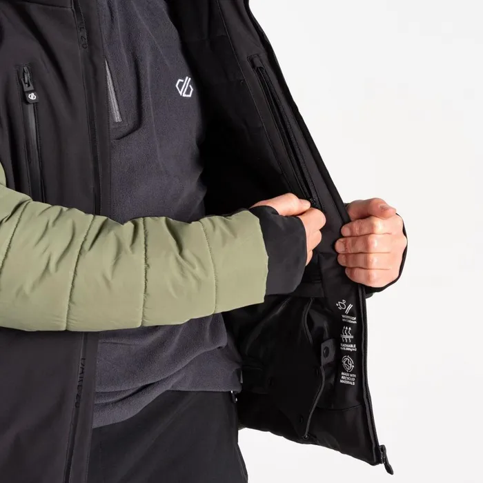 Speed II Ski Jacket Olivine Green Black Men Dare 2b Ski Jackets