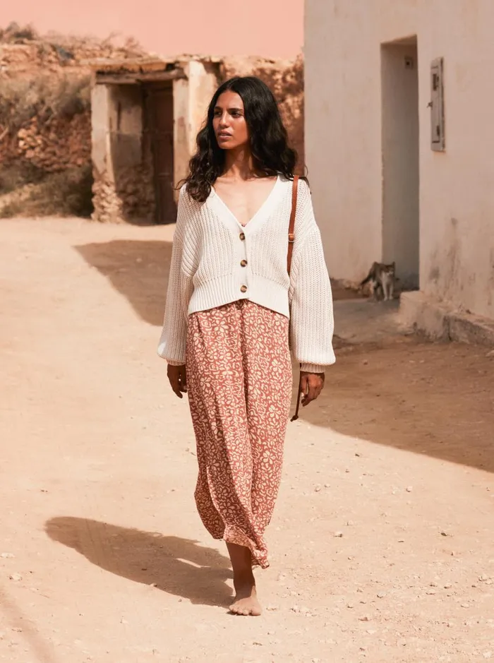 Sundaze Washed 8211 Cardigan Egret Women Roxy Jumpers and Cardigans