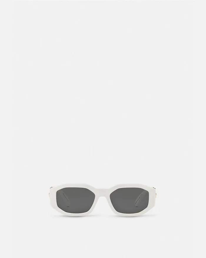 Sunglasses WomenMen Versace Medusa Biggie Sunglasses White
